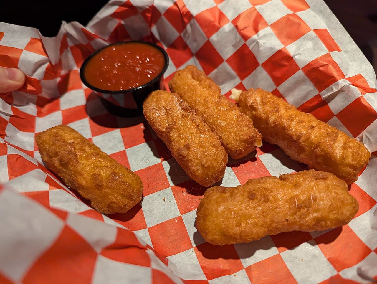 Bastones de muzzarella